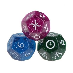 Tarot Astrology Dice Set
